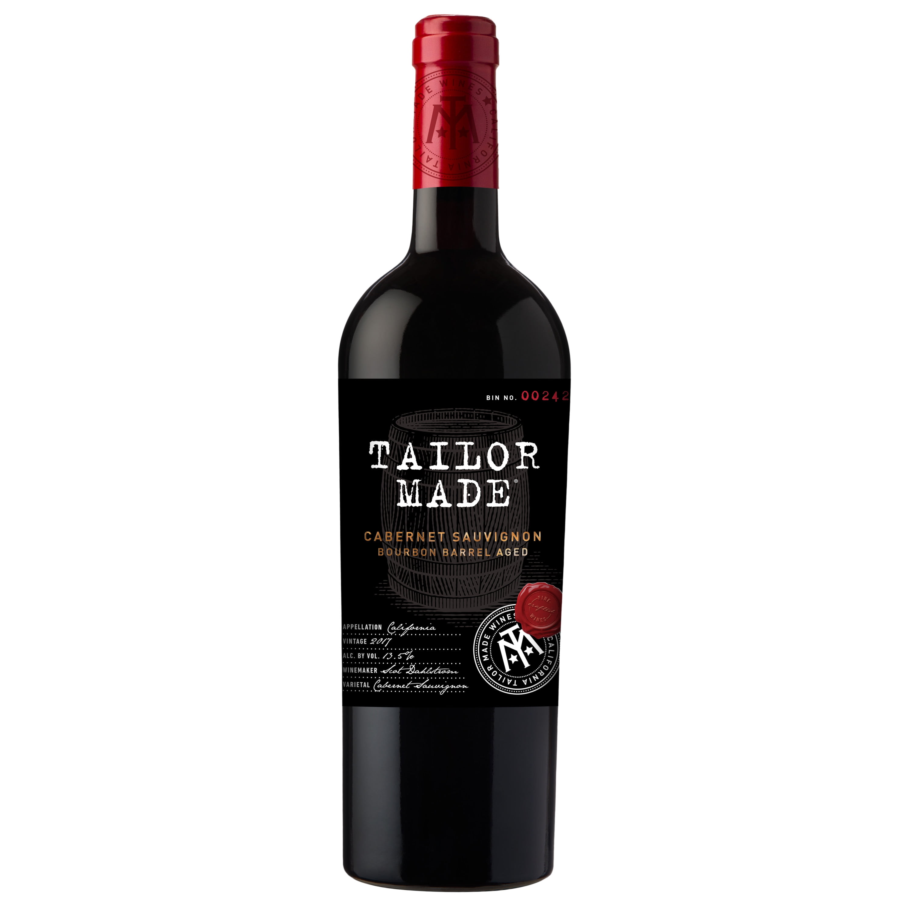Tailor Made Bourbon Barrel Cabernet Sauvignon Red Wine - 750ml, 2018, California