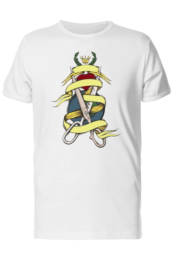 Tailor Scissors King T-Shirt Men -Image by Shutterstock, Male Large