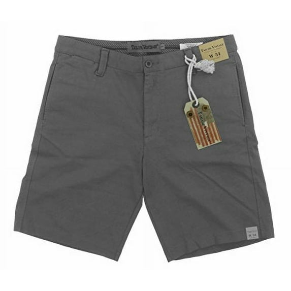 Tailor Vintage Men's Smart Chino Shorts (34, Graphite)