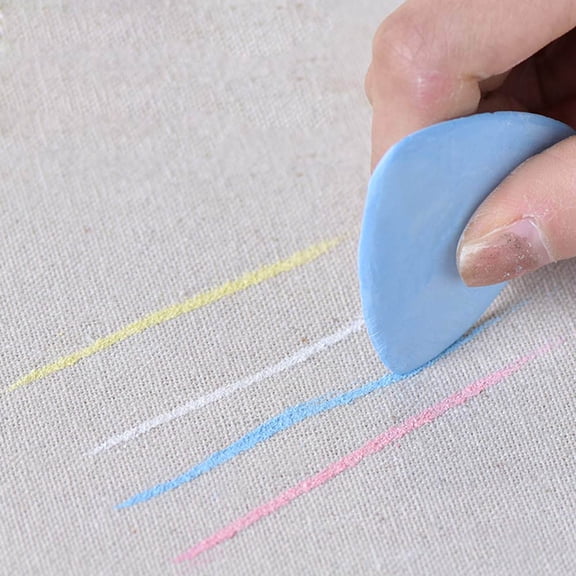 Tailor's Chalk Set, 10-Piece Fabric Marking Chalk with Storage Case for Sewing & Crafting