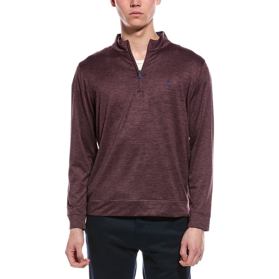 TailorByrd mens  Performance Mesh 1/4-Zip, s, Red