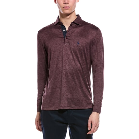 TailorByrd mens  Performance Mesh Polo Shirt, s, Red