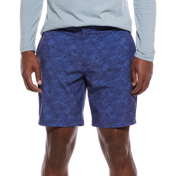 TailorByrd mens  Printed Performance Short, 32, Blue