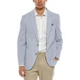 thumbnail image 1 of TailorByrd mens  Seersucker Stripe Sportcoat, 40R, Blue, 1 of 5