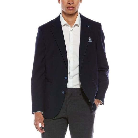 TailorByrd mens  Textured Sportcoat, 38R, Blue