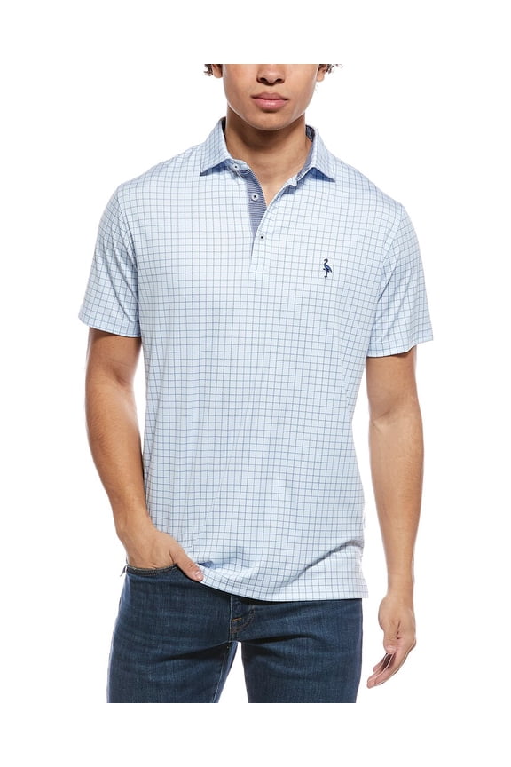 TailorByrd mens The Perfect Tailored Performance Polo Shirt, l, Blue