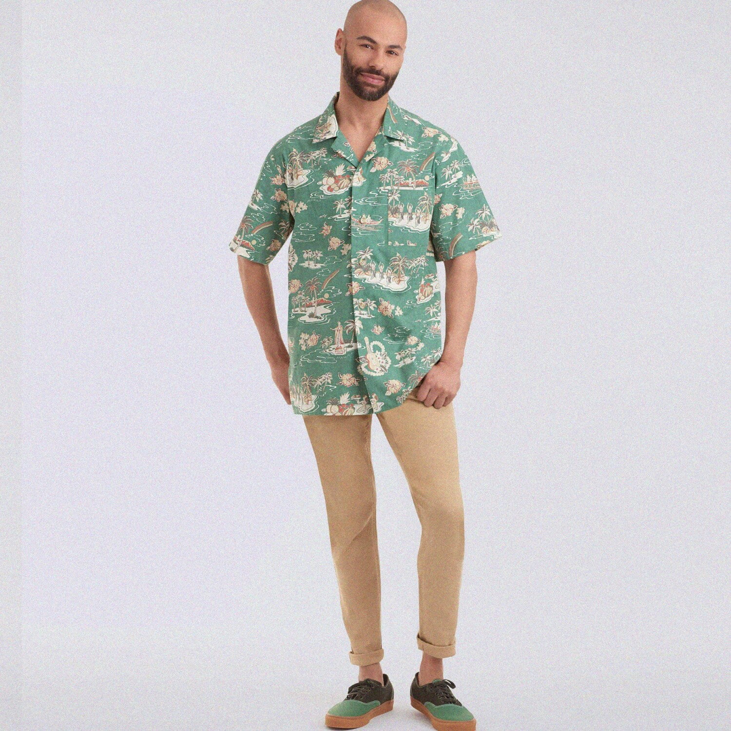 Open Collar Shirt
