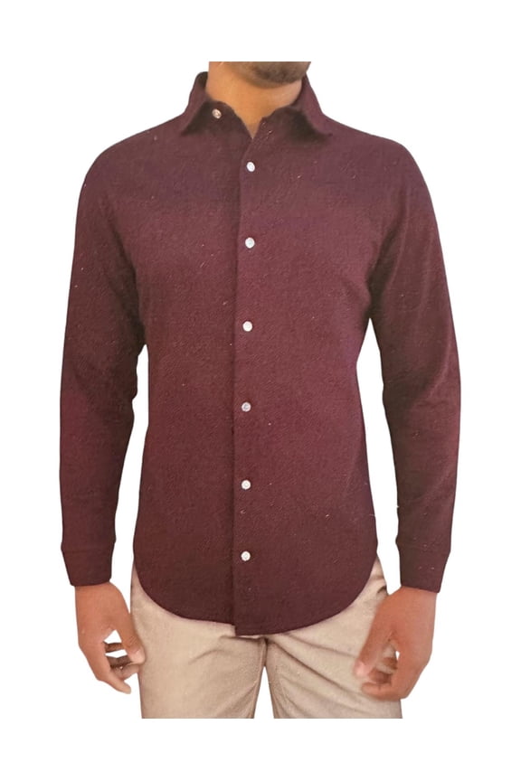 super soft button down shirt (Red, XX-Large)