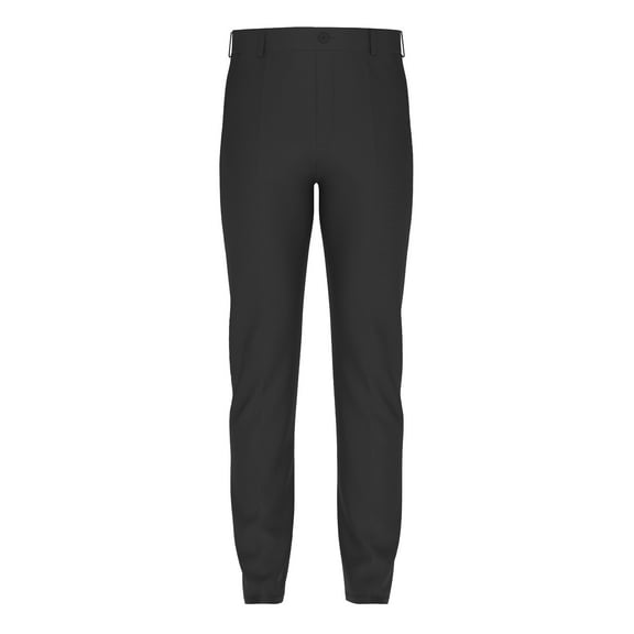 Tailored Black 4-Way Stretch Dress Casual Men Pant In Icy Cotton