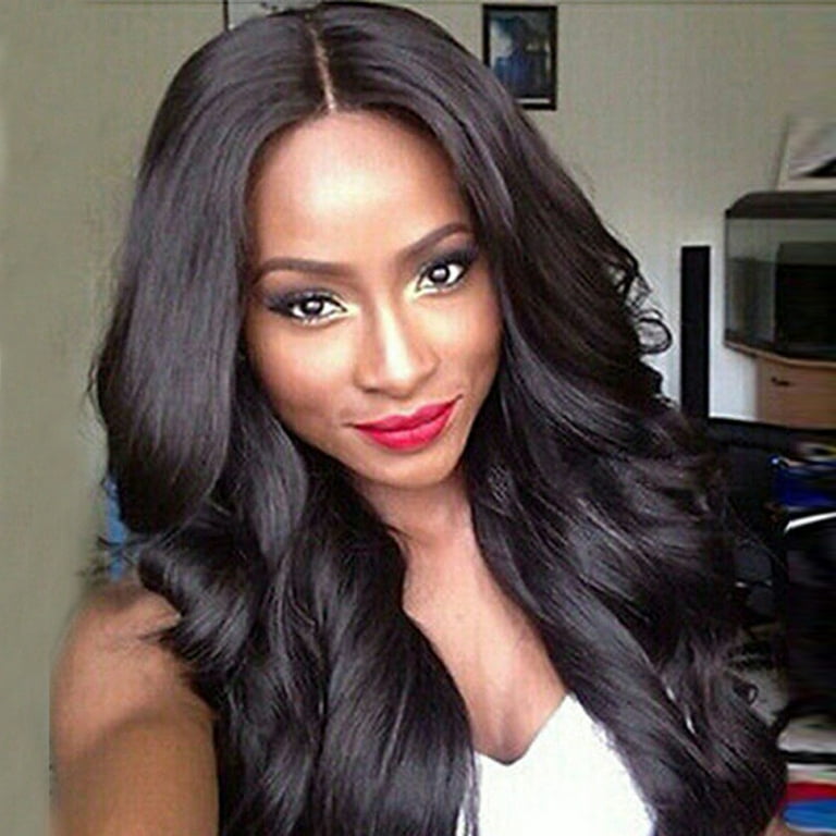 Tailored Dark Brown Brazilian Hair African American Curly Wavy