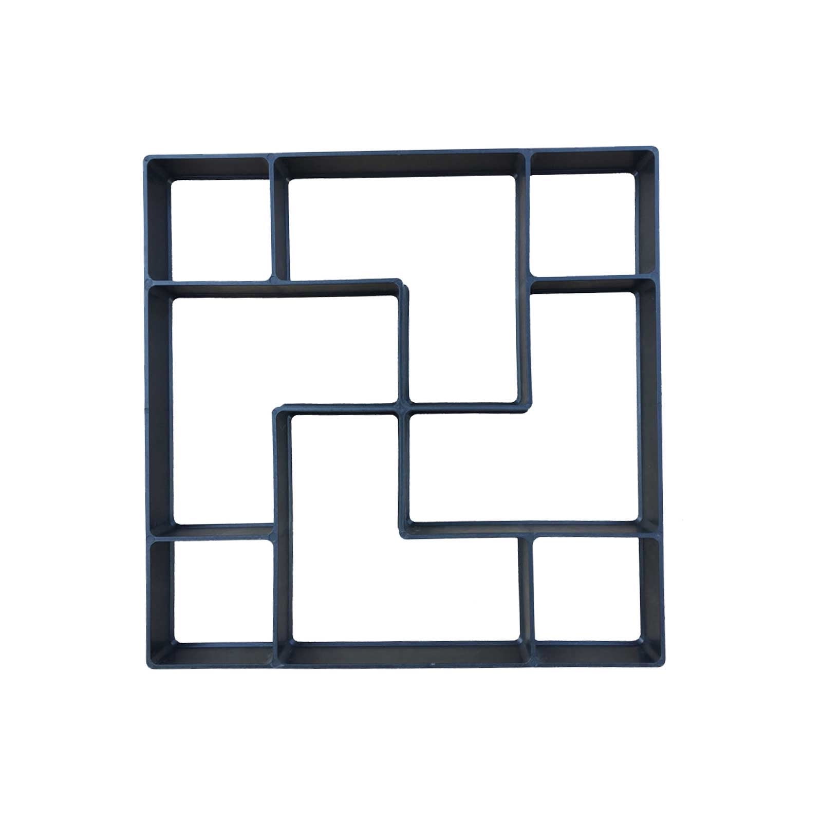 Tailored Geometric Paver Mold Reusable Concrete Cement Stone Design