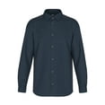 thumbnail image 1 of Tailored Midnight Blue Shirt In Icy Cotton 4-Way Stretch, 1 of 6
