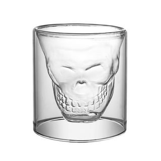 OAVQHLG3B Creative Skull Cup, Fun Entertainment Glassware, Wine