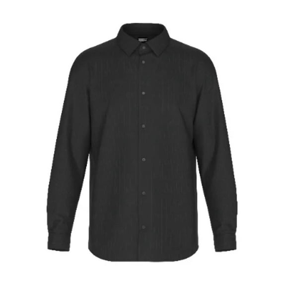 Tailored Sleek Gray Shirt In Icy Cotton 4-Way Stretch