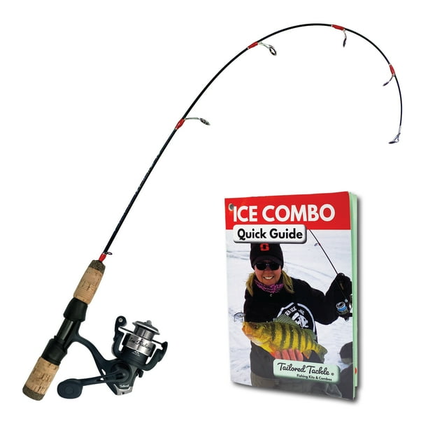 Tailored Tackle Ice Fishing Rod Reel Combo 28 in. Medium Light Fast