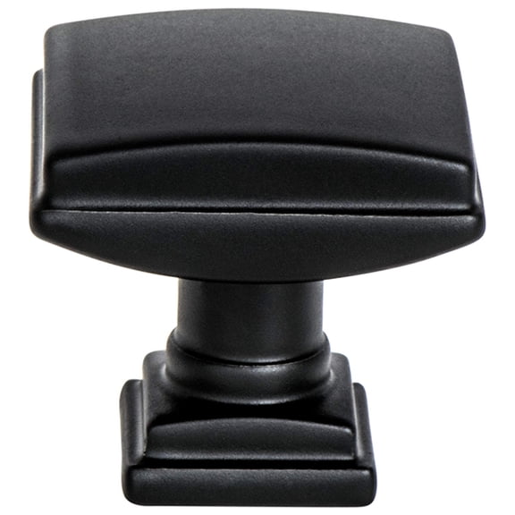 Tailored Traditional Matte Black Knob Box of 10