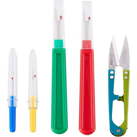 Tailors Chalk Seam Ripper Sewing Quilting Clips Kit, Professional Sewing Tool Kit Includes Sewing Fabric Markers Tools, Seam Ripper and Thread Remover Kit, Quilting Clips and Sewing Fabric Clips