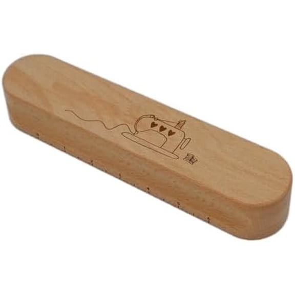 Tailors Clapper for Quilting and Ironing, Hardwood Professional Sewing Pressing Tool for Seam Flattening, Ideal for Setting Fabric Folds and Removing Clothing Wrinkles-9.5 Inches