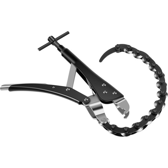 Tailpipe Cutter, 0.6inch to 3.3inch Tailpipe Cutter, Carbon Steel Chain Exhaust Pipe Cutter Tool, Universal Exhaust Tailpipe Cutter, Exhaust Pipe Cut Off Tool for PVC Copper Exhaust Pipe