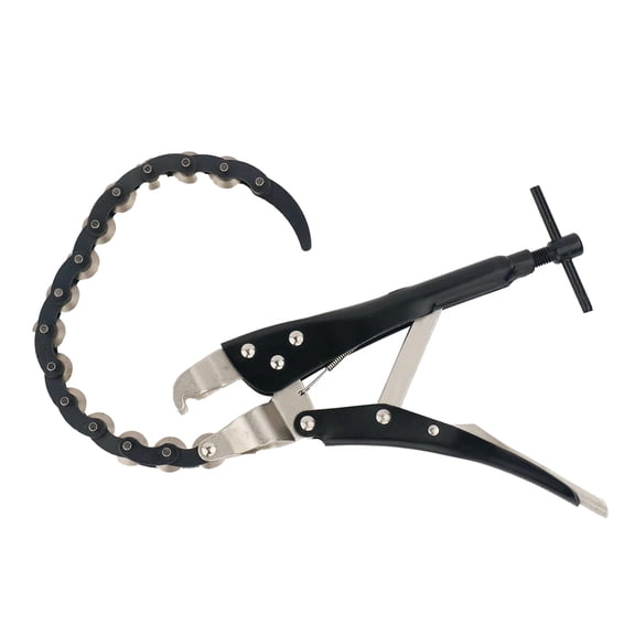 Tailpipe Cutter,Exhaust Tube Chain Cutter,Features Pipe Cutter Chain/Cutting Wheels,Black