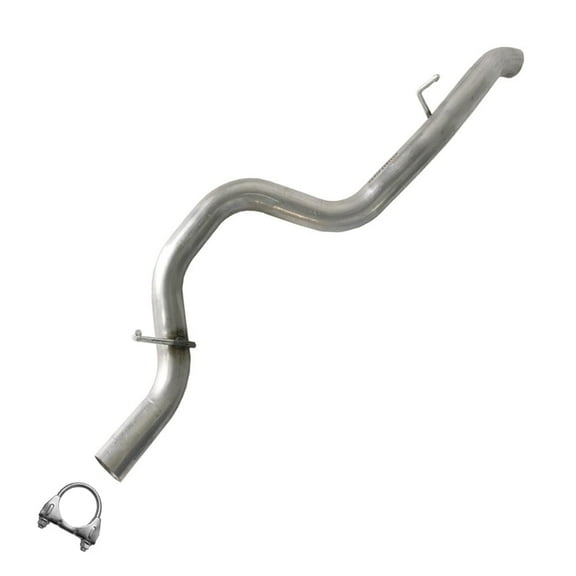 Stainless Steel Exhaust Tail Pipe Fits 1997-2006 Jeep Wrangler 2.4L 2.5L 4.0L - Direct Fit