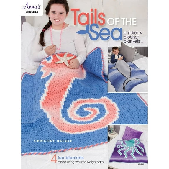 Tails of the Sea: Children's Crochet Blankets (Paperback)