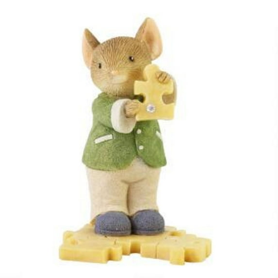 Tails with Heart Puzzler Mouse Figurine 6009902