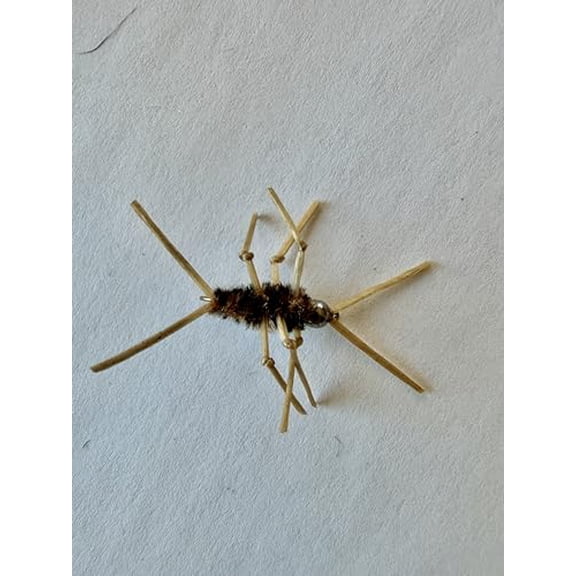 Tailwater Supply Pats Rubber Legs Bead Head Fly - Size 14 - Natural - 6 Pack