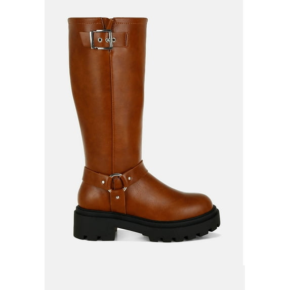 Taimen Harnes Detail Long Boots