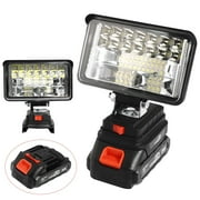 Taimu TM Work Light, 21V Square LED Work Light, 90° Rotatable Job Site Light, Cordless Portable Flashlight, Security Light Bright Lamp for Emergencies, Camping, Outdoor, 30 Lamp Beads