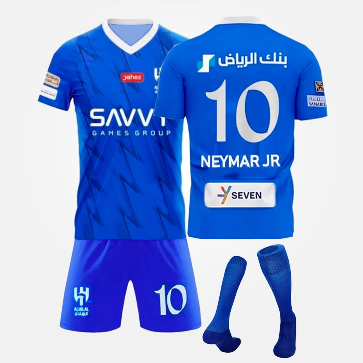 Tainifei Mens/Kids 2023/2024 AlHilal Saudi Soccer Jersey 10 Fans