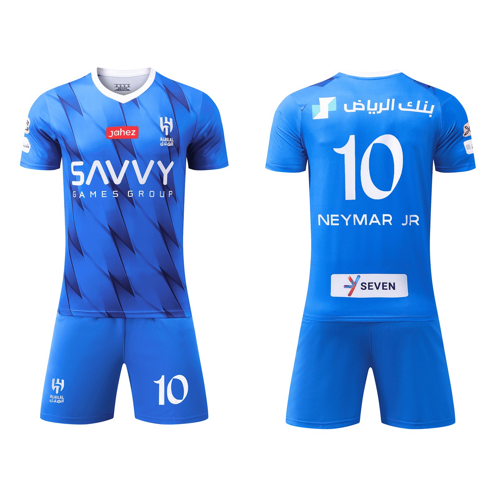Tainifei Mens/Kids 2023/2024 AlHilal Saudi Soccer Jersey 10 Fans