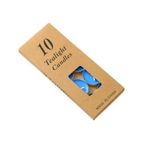 Tainini 10Pcs Tealight Candles Bulk - Tea Candles Tea Lights Candles Lights with Wick for Home,Pool,Shabbat,Wedding,Emergencies,Christmas