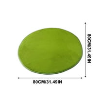 Tainini 31x31InchRound Rug ,Ultra-Soft Modern Circle Area Rug Fluffy Shag Circular Rug for Nursery Room, Non-Slip Home Carpet