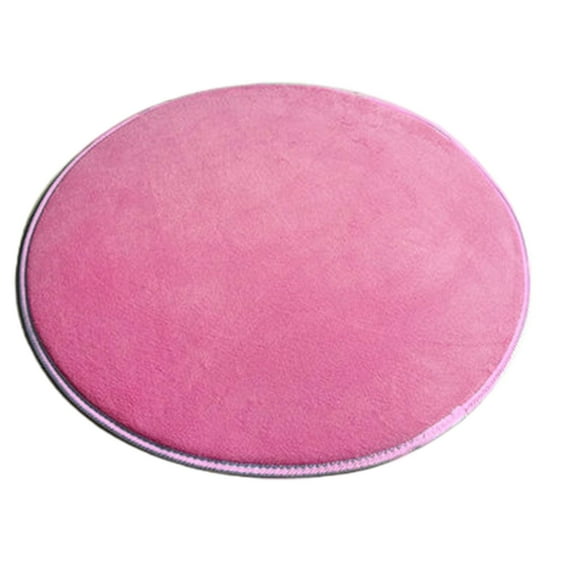 Tainini 31x31InchRound Rug ,Ultra-Soft Modern Circle Area Rug Fluffy Shag Circular Rug for Nursery Room, Non-Slip Home Carpet