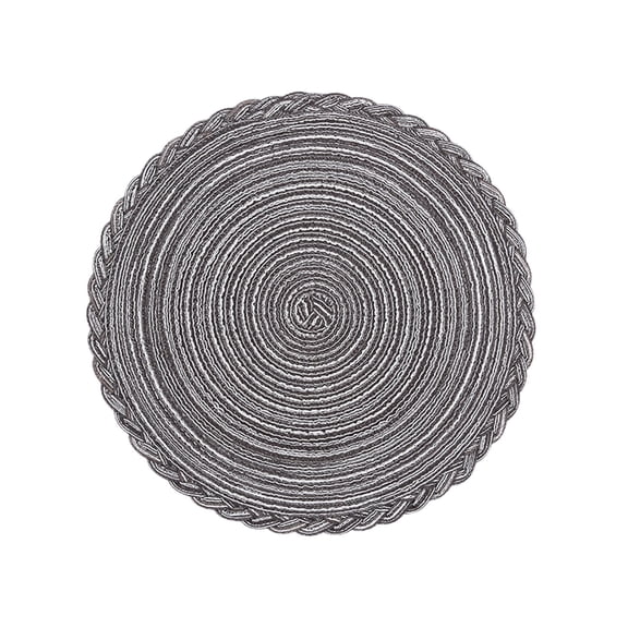 Tainini 7in Oval Woven Cotton Placemats, Heat Insulation Mats, Household Table Mats, Coasters, Bowl Mats