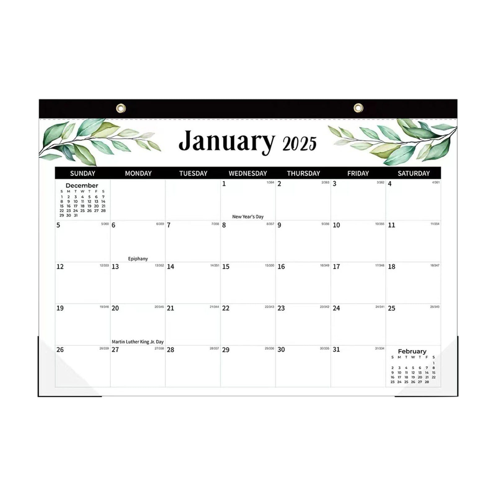 Tainini Clearance ! 20242025 Desk Calendar 18 Months Large Monthly Desk Calendar from July