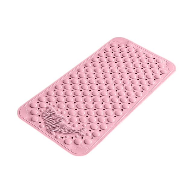 Tainini Clearance! Bath Tub Shower Mat 17*29.5 Inch Non-Slip and Extra Large, Bathtub Mat with Suction Cups, Machine Washable Bathroom Mats with Drain Holes