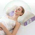 thumbnail image 1 of Tainini Clearance!!! Cervical Anti Snore Pillows for Sleeping - Neck Support Pillow for Neck & Shoulder Pain Relief - Side, Back, Stomach Sleepers - Purple, 1 of 6