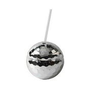 Tainini Clearance Disco Ball Cup – 4pcs Disco Ball Cups for Party – Fun and Practical Disco Ball Sipper Cups for New Year’s Eve,- Disco Ball Tumbler with Straw – Reusable Design