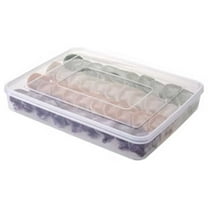 Tainini White Plastic Stackable Snacks Food Storage Containers