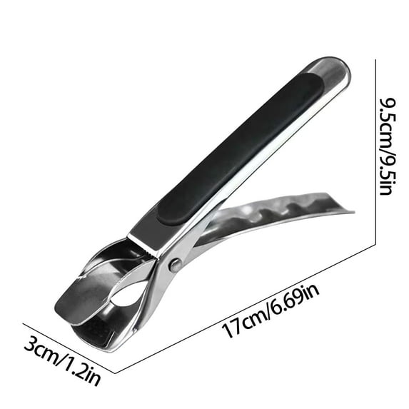 Tainini Hot Plate Gripper Stainless Steel Bowl Dish Clip Anti-scalding Hot Dish Lifter Plate Tongs Bowl Clamp Pan Dish Clip Gripper for Kitchen Home Restaurant