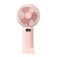 thumbnail image 1 of Tainini Mini Portable Fan Powerful Handheld Fan Rechargeable,Personal Small Hand Fan for Travel Makeup Eyelash Fan for Stylish Kids Girls Women USB Cute（ Pink）, 1 of 3
