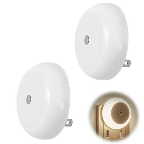 Tainini Night Light, Night Lights Plug into Wall, Dusk to Dawn Sensor, Led Night Light , 2 Pack Nightlight for Adults, Bedroom, Bathroom, Hallway, Kitchen