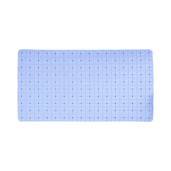 Tainini Non Slip Bathtub Mat, Soft Anti-Slip Bathroom Mat with Strong Suction Cups, Drain Holes, Odorless Bath Tub Mat , Machine Washable,26.77x14.96x0.39in
