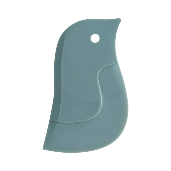 Tainini Pan Scraper Silicone Scraper, Penguin Shaped Scraper Kitchen Tool Dish Pot Plate Oil Scraper for Easier Washing Baking Tool Kitchen Utensils & Gadgets( Green)