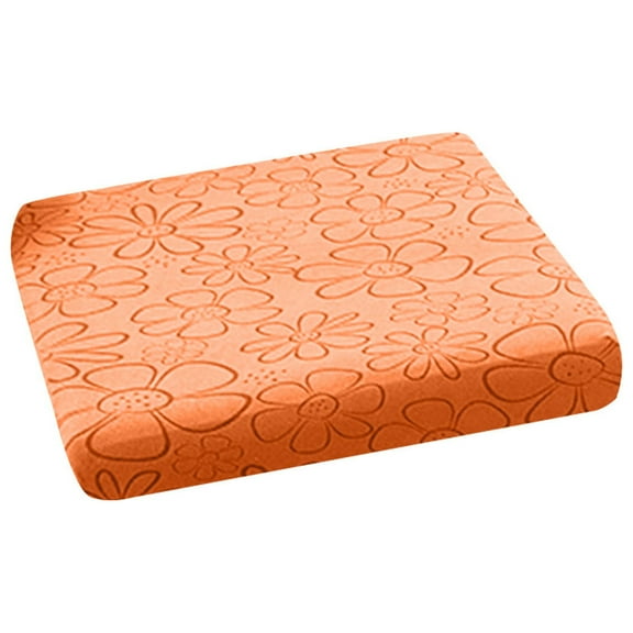 Tainini Patterned Single Person Sofa Cover, Stretch Couch Cushion Slipcovers Replacement, Antis-Slip Shape Sofa Covers, Chaise Sofa Slipcover(Orange)