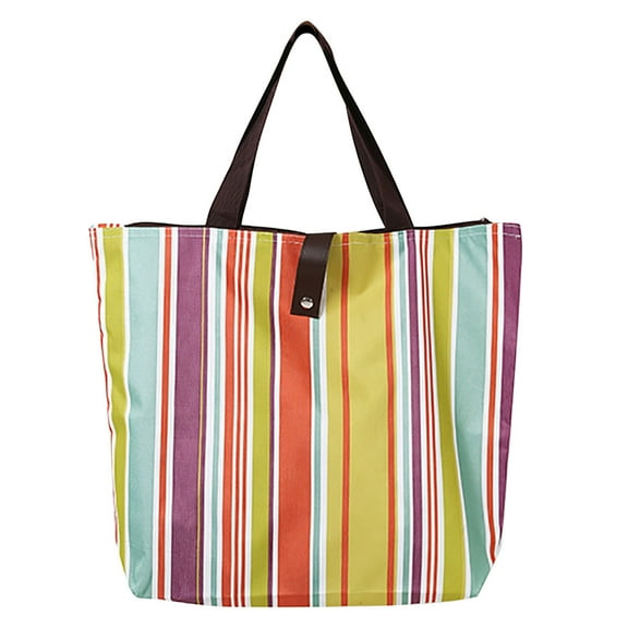 Tainini Portable Oxford Cloth Shopping Bag 600d Foldable Portable Oxford Cloth Bag