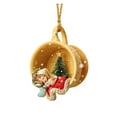 thumbnail image 1 of Tainini 3.1in Dog Christmas Tree Ornament,Xmas Gift Hanging for Party Holiday Decor，for Kid, 1 of 3