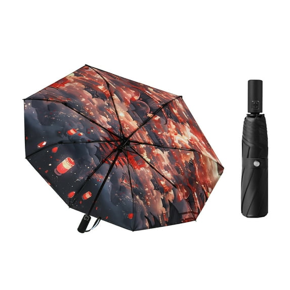 Tainini Clearance Sale !38in Windproof Travel Umbrella for Rain, Portable, Folding Umbrellas for Women, Men and Student